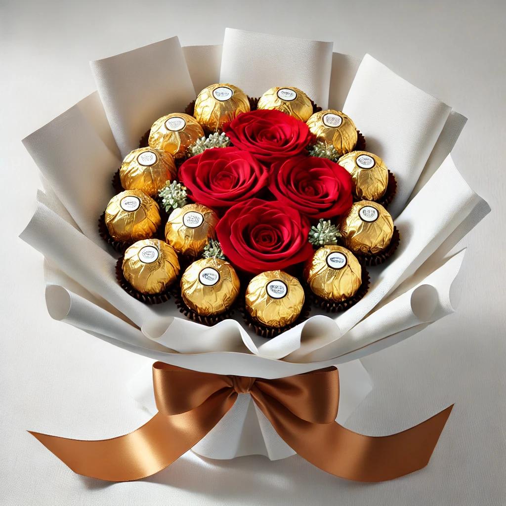 Ferrero Rose Delight Bouquet