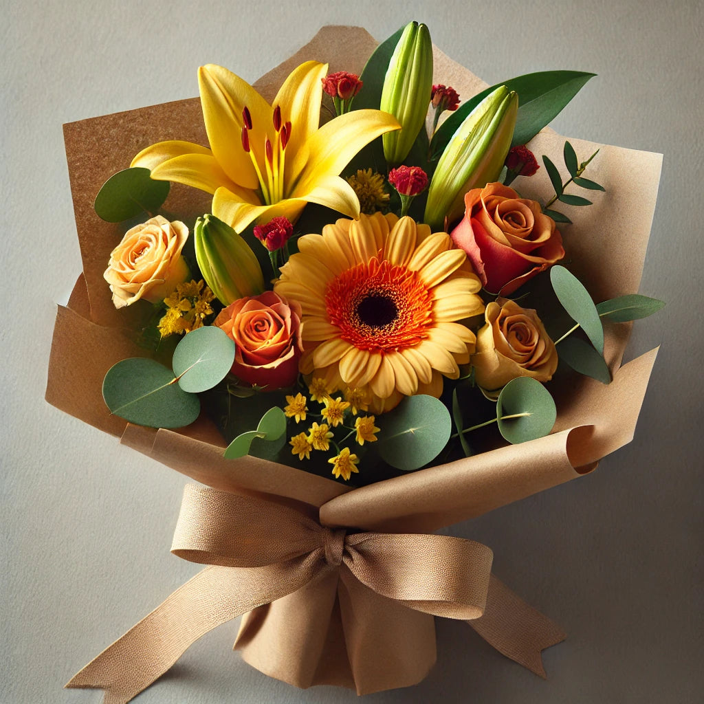 Rustic Charm Hand-Tied Bouquet