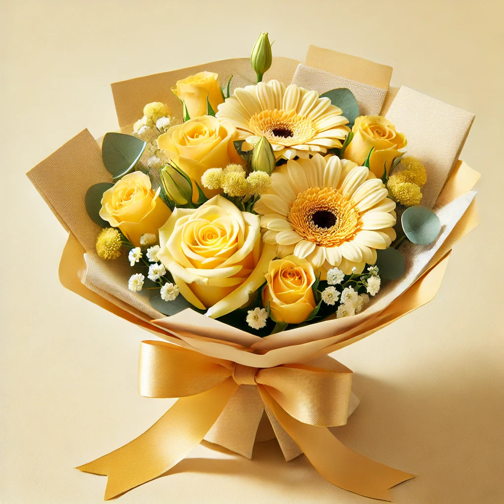 Sunshine Bliss Wrapped Bouquet