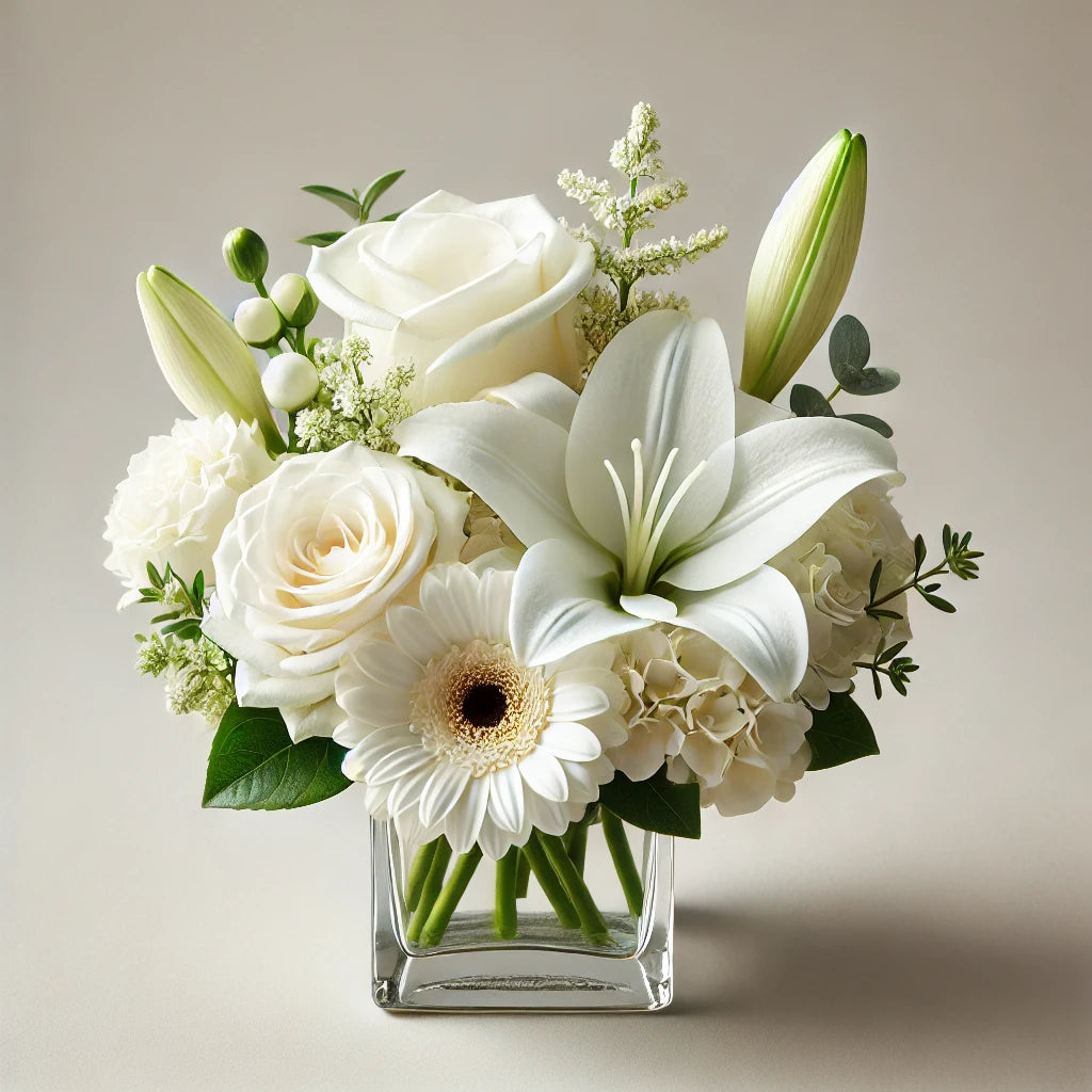 Timeless White Grace Arrangement