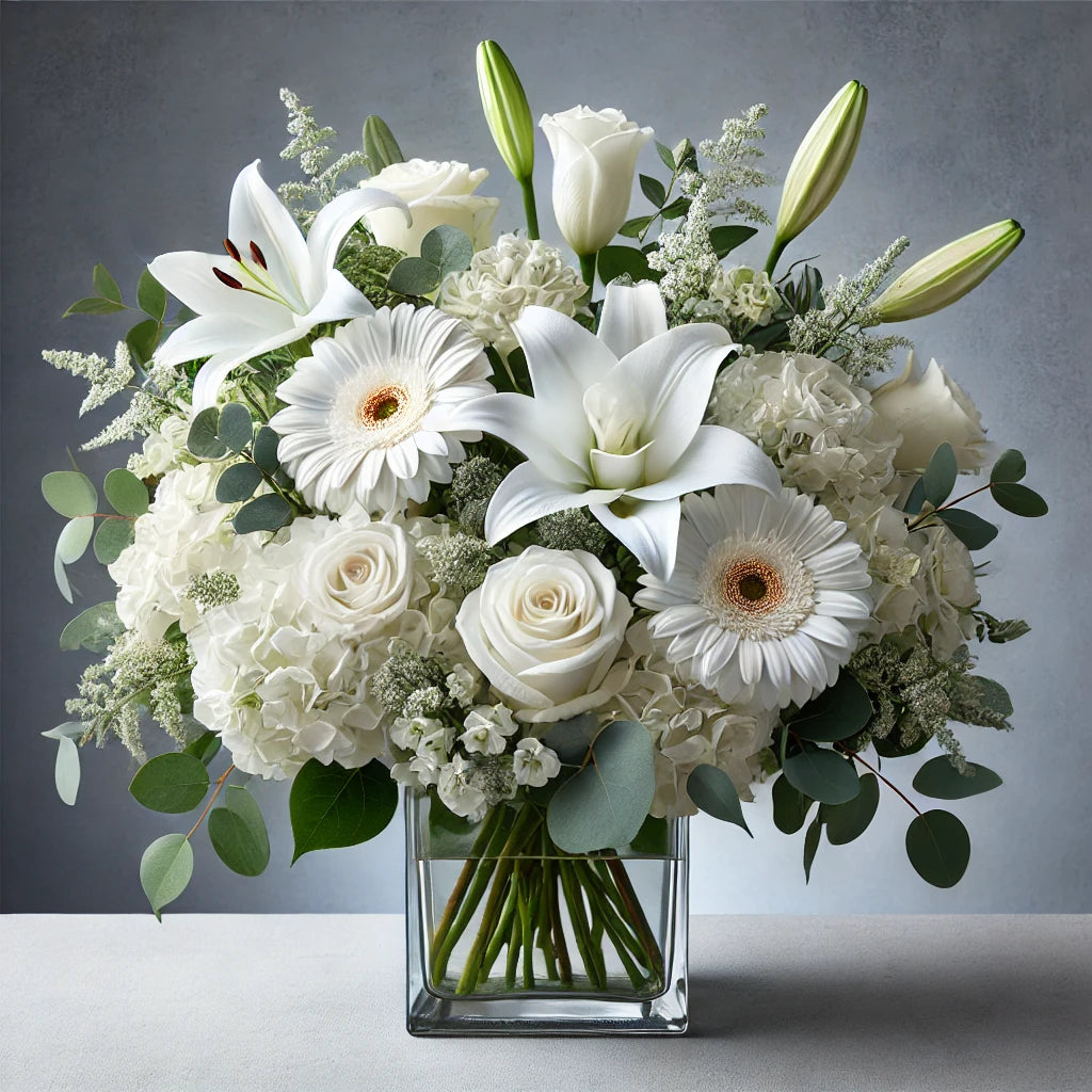 White Serenity Medium Arrangement