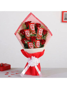 Sweet Love KitKat Bouquet