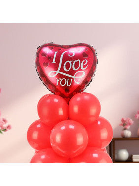 Romantic "I Love You" Balloon bouquet