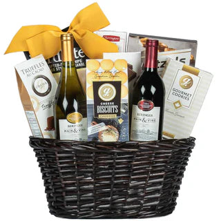 Luxury Wine & Gourmet Gift Basket