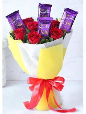 Sweet Bliss Rose & Chocolate Bouquet