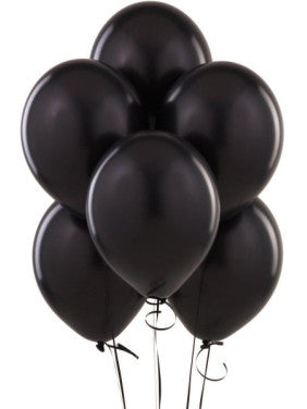 Elegant 6 Black Balloon Bouquet