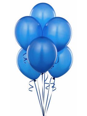 Brilliant 6 Blue Balloon Bouquet