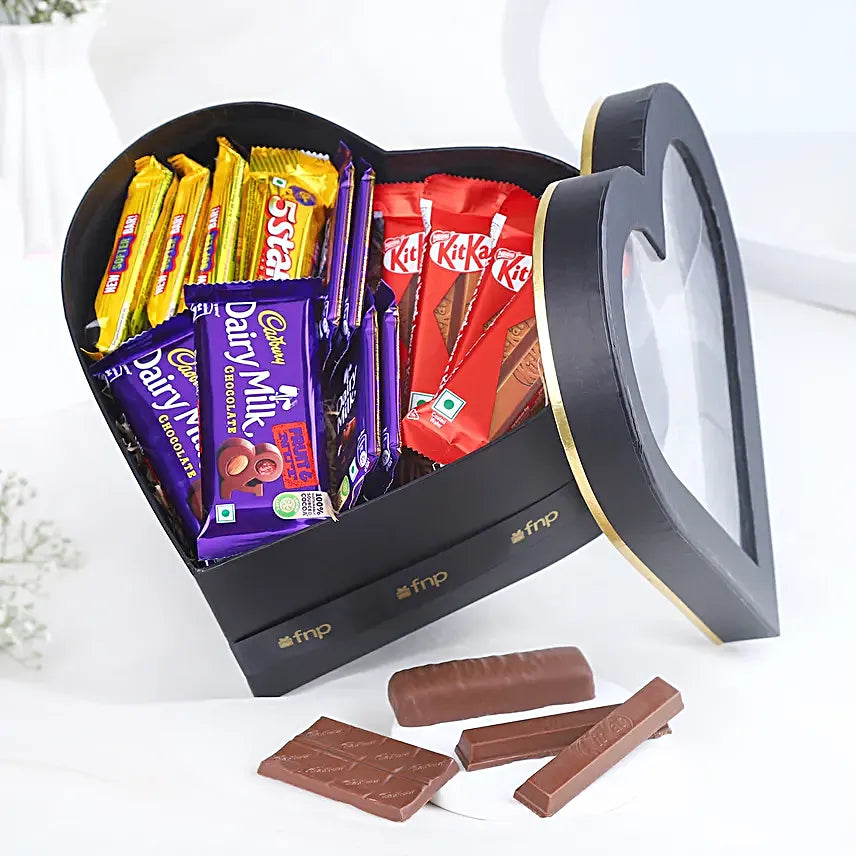 Chocolate Indulgence Heart Box