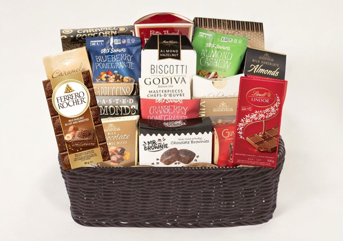 Deluxe Gourmet Chocolate &amp; Snack Basket